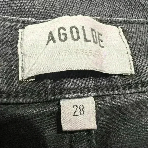 Agolde Toni Mid Rise Straight Jeans Feral Size 28 - Picture 8 of 10